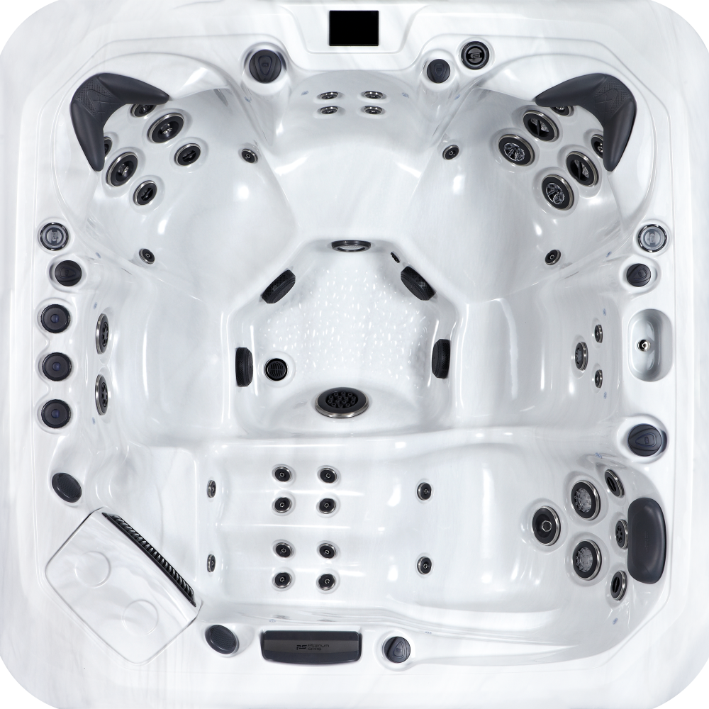 Platinum Spa Premium Santorini <br/> (52 jets / 1 lounge)