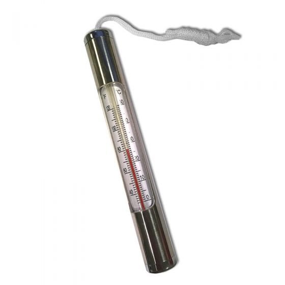 PoolStyle Thermometer Chroom